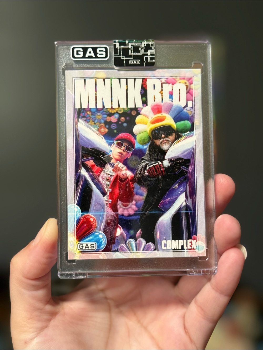 GAS X Complex MNNK Bro. BASE Trading Card Takashi Murakami & JP The Wavy